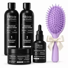 FOLLICLE ACTIVIN rinkinys plaukų augimui skatinti bei giliam maitinimui