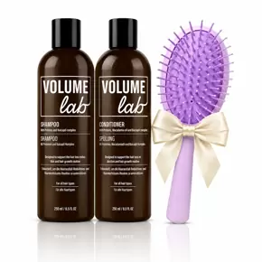 VOLUME LAB bazinis rinkinys: šampūnas ir kondicionierius + DOVANA (plaukų šepetys)!